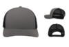 Pacific Headwear 5Panel Trucker Cap 105c Graphite:Black