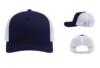 Pacific Headwear 5Panel Trucker Cap 105c True Navy:White:True Navy