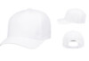 Pacific Headwear Weekender Perforated Snapback P424 in White