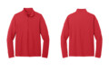 Port Authority K112 Dry Zone UV Micro Mesh 1/4 Zip - Rich Red