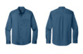 Port Authority W808 Long Sleeve Twill Shirt Regatta Blue