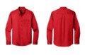 Port Authority W808 Long Sleeve Twill Shirt Rich Red