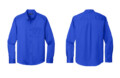 Port Authority W808 Long Sleeve Twill Shirt True Royal