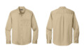 Port Authority W808 Long Sleeve Twill Shirt Wheat