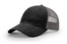 Richardson 111 Garment Washed Trucker - Color: Black/ Charcoal
