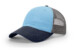 Richardson 111 Garment Washed Trucker Columbiablue Charcoal Navy Hat
