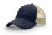 Richardson 111 Garment Washed Trucker - Color: Navy/ Khaki