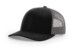 Richardson 115 Low Pro Trucker Black Charcoal Hat