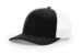 Richardson 115 Low Pro Trucker Black White Hat