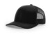 Richardson 115 Low Pro Trucker Black Hat