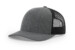 Richardson 115 Low Pro Trucker Blackheather Black Hat