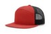 Richardson 168 7Panel Trucker Red Black Hat Richardson 168 7Panel Trucker Red Black Hat