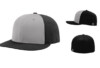 Richardson PTS30 Perforated R Flex Fitted Cap Alternate Grey Black