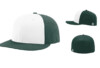 Richardson PTS30 Perforated R Flex Fitted Cap Alternate White Dark Green