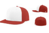 Richardson PTS30 Perforated R Flex Fitted Cap Alternate White Red