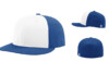Richardson PTS30 Perforated R Flex Fitted Cap Alternate White Royal