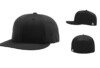 Richardson PTS30 Perforated R Flex Fitted Cap Black