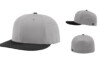 Richardson PTS30 Perforated R Flex Fitted Cap Combination Grey Black