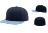 Richardson PTS30 Perforated R Flex Fitted Cap Combination Navy Columbia Blue