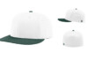 Richardson PTS30 Perforated R Flex Fitted Cap Combination White Dark Green