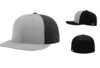 Richardson PTS30 Perforated R Flex Fitted Cap Split Grey Black