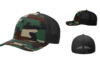 Richardson R110 R FLEX Fitted Trucker Army Camo:Black
