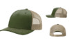 Richardson R112FP Five Panel Trucker Army Olive Tan