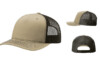 Richardson R112FP Five Panel Trucker Khaki Coffee