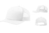 Richardson R112FP Five Panel Trucker White