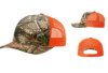 Richardson R112PFP Printed Five Panel Trucker Realtree Edge Neon Orange hat