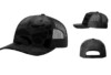 Richardson R112PFP Printed Five Panel Trucker Sable Duck Camo Black hat