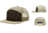 Richardson R168 7 Panel Trucker Brown Khaki
