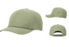 Richardson R355 Laser Perf Performance Rope Cap Light Olive Olive Hat