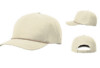 Richardson R355 Laser Perf Performance Rope Cap Oat Milk Elmwood White Hat