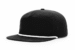 Richardson R256 Gramps Rope Hat Black White