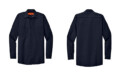 SP14 Red Kap Long Sleeve Industrial Work Shirt Navy