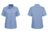 SP23 Red Kap Women's Industrial Work Shirt Light Blue