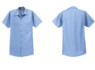 SP24 Red Kap Industrial Short Sleeve Work Shirt Light Grey 1