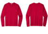 ST420LS Sport Tek Performance Long Sleeve Tshirts Deep Red
