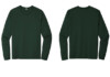 ST420LS Sport Tek Performance Long Sleeve Tshirts Forest Green