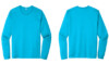 ST420LS Sport Tek Performance Long Sleeve Tshirts Sapphire