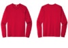 ST420LS Sport Tek Performance Long Sleeve Tshirts True Red