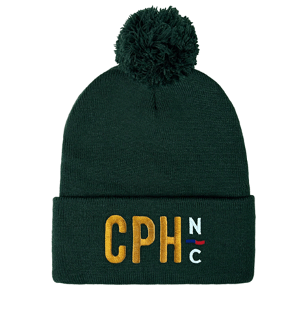 Sportsman Custom Pom Pom Beanie With Embroidered Company Logo