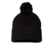 Sportsman SP15 12 Pom Pom Cuffed Beanie - Black