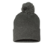 Sportsman SP15 12 Pom Pom Cuffed Beanie - Dark Heather Grey