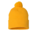 Sportsman SP15 12 Pom Pom Cuffed Beanie - Gold