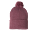 Sportsman SP15 12 Pom Pom Cuffed Beanie - Heather Cardinal