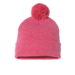 Sportsman SP15 12 Pom Pom Cuffed Beanie - Heather Red