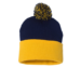 Sportsman SP15 12 Pom Pom Cuffed Beanie - Navy Gold