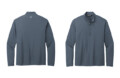 TravisMathew TM1MY397 Coto Performance 1/4-Zip - Vintage Indigo Black